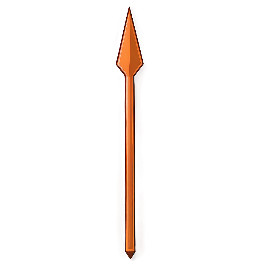 Pixel Orange Arrow Png Uqs11