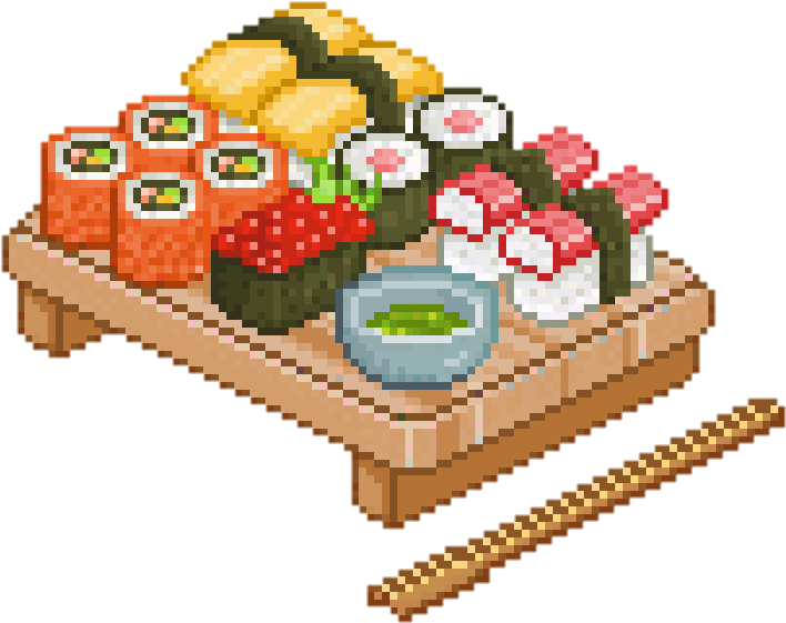 Pixel Sushi Platter