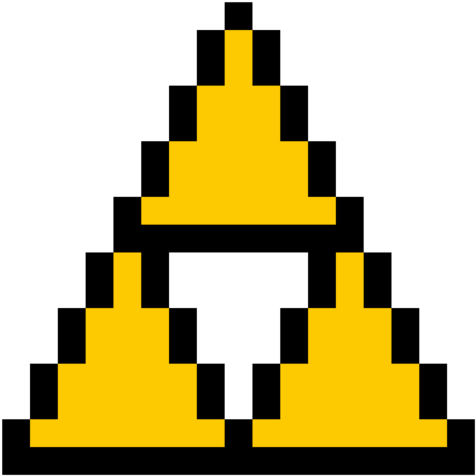 Pixel Triforce Icon