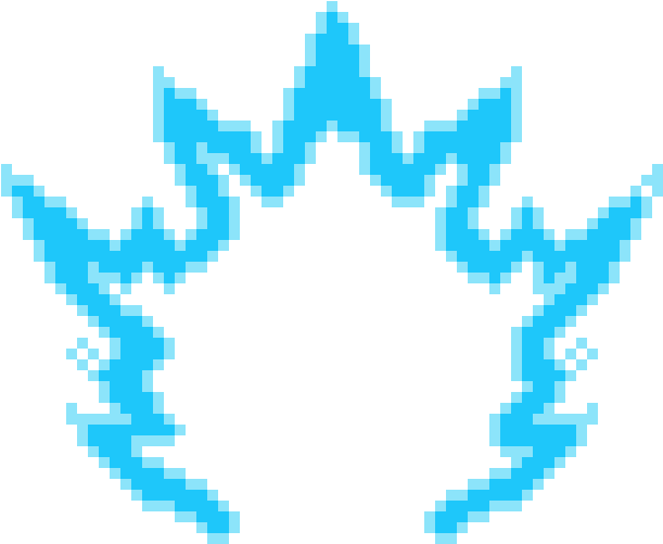 Pixelated Blue Super Saiyan Aura