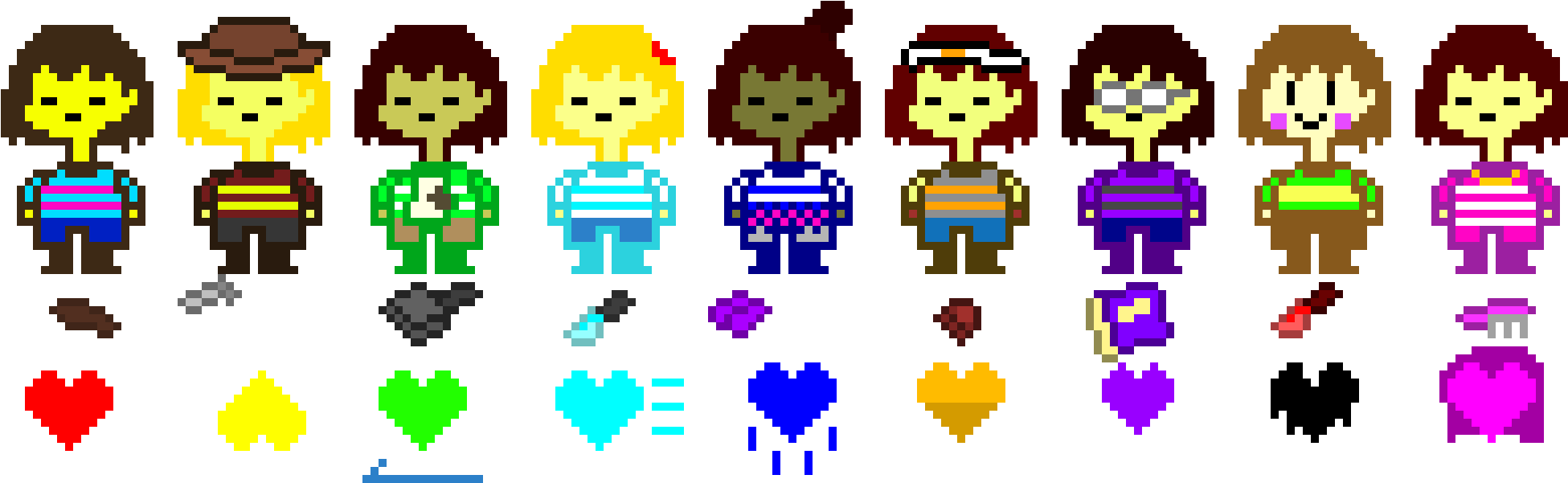 Pixelated Charactersand Souls