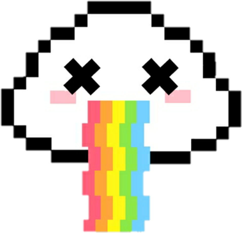 Pixelated_ Cloud_ Vomiting_ Rainbow