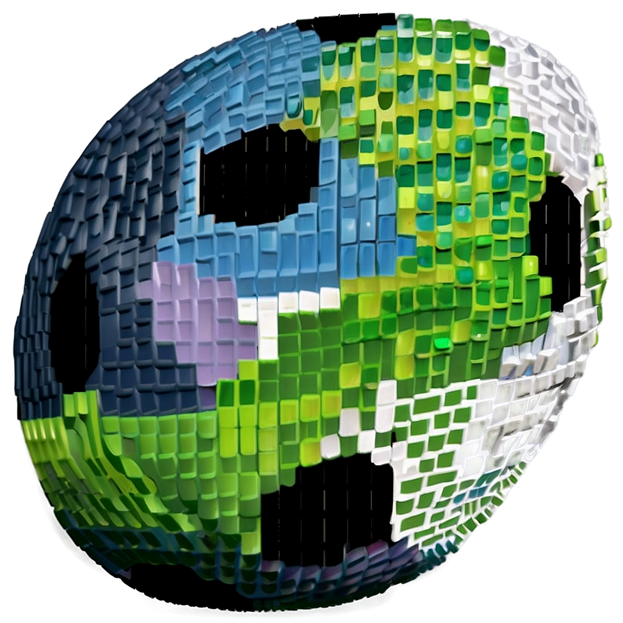 Pixelated Football Png Tgw63