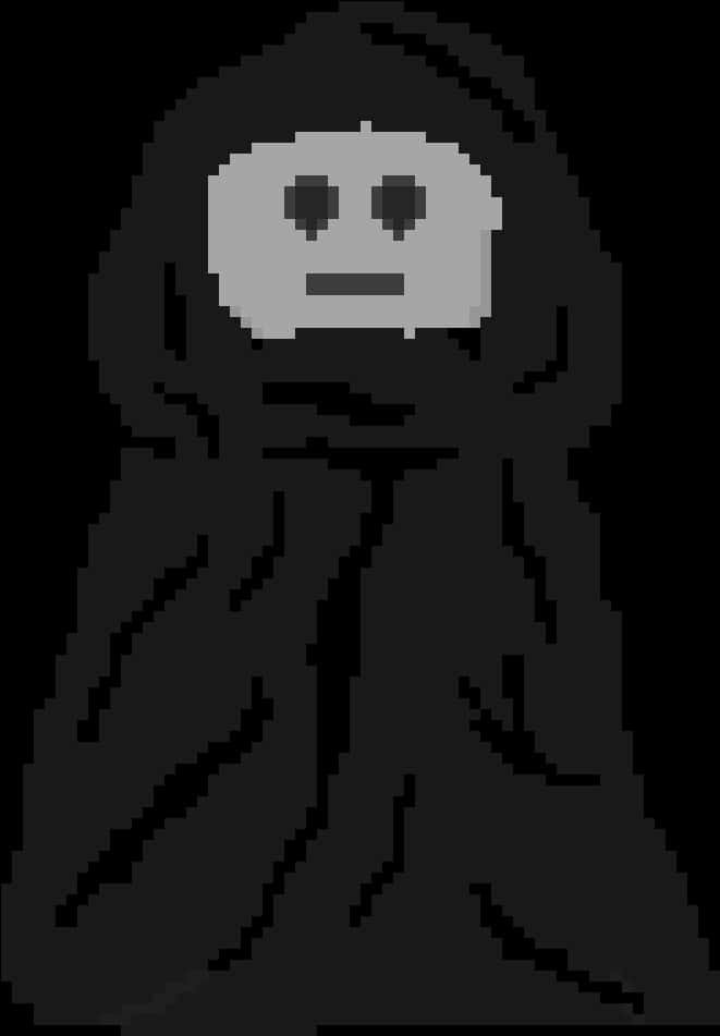 Pixelated Grim Reaper