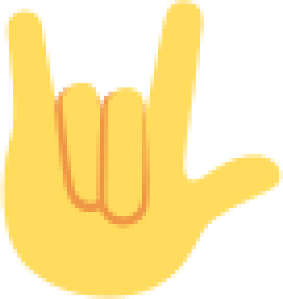 Pixelated Hand Gesture Libra Sign