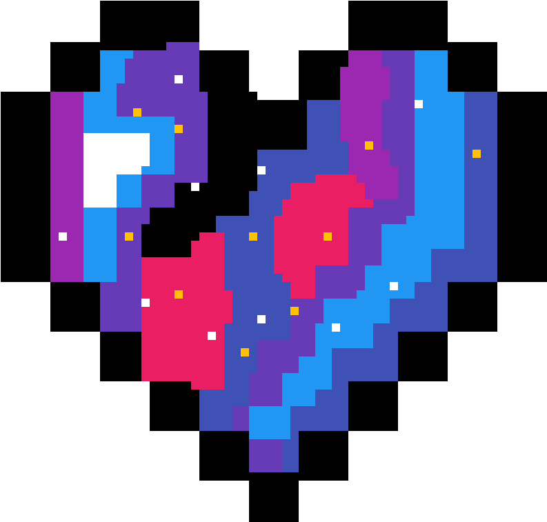 Pixelated Heart Artwork