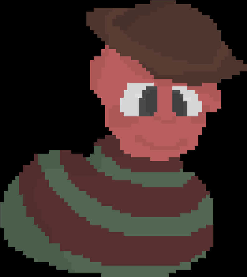 Pixelated Horror Character