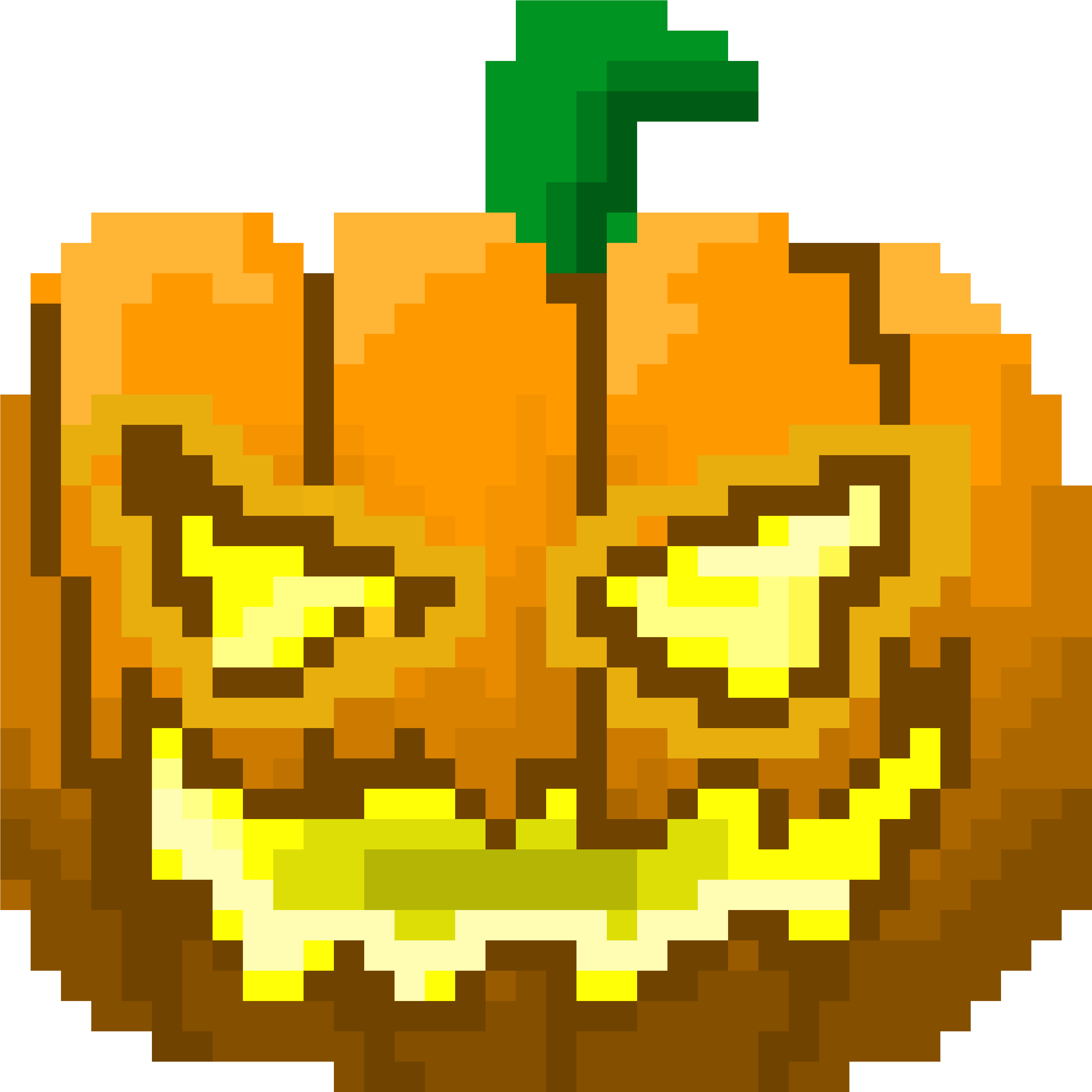 Pixelated Jack O Lantern