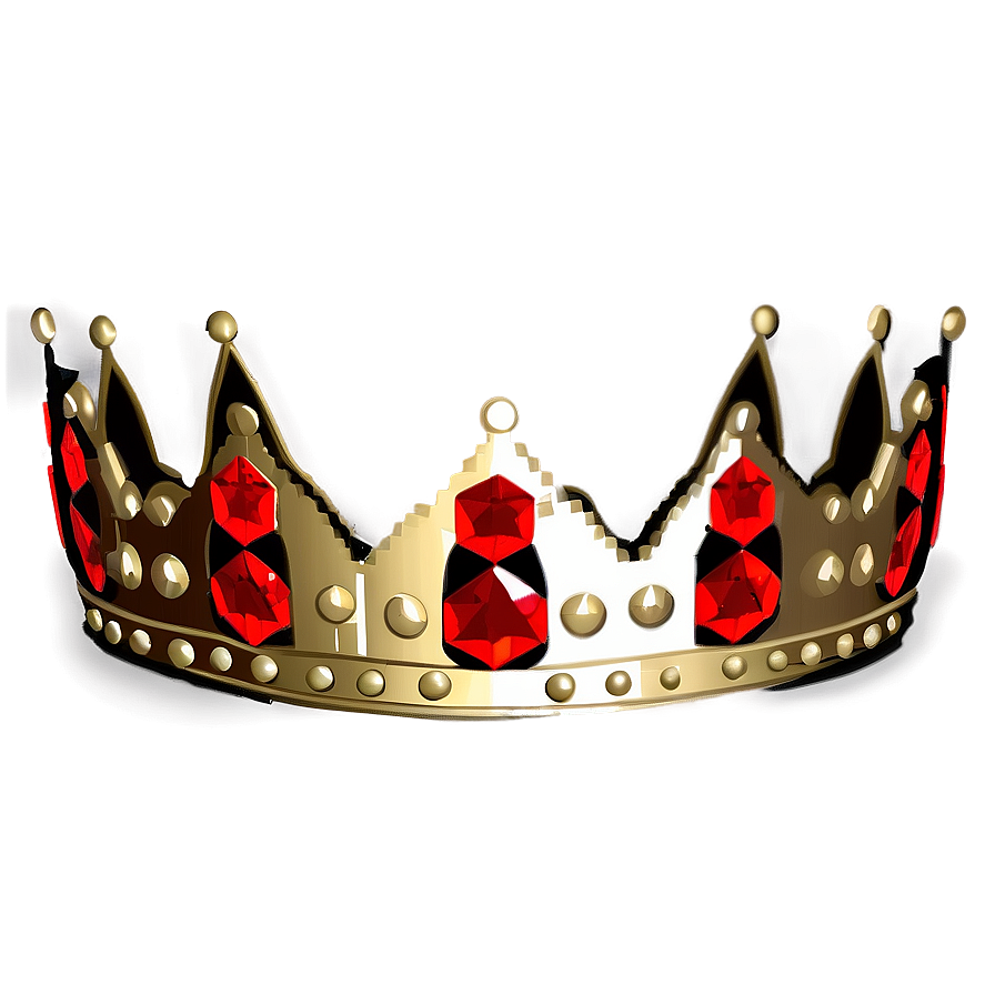 Pixelated King Crown Png 06242024