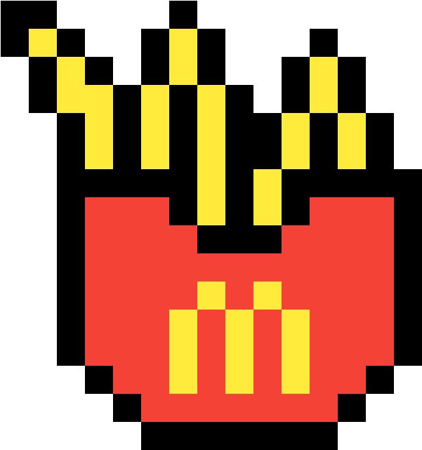 Pixelated Mc Donalds Logo