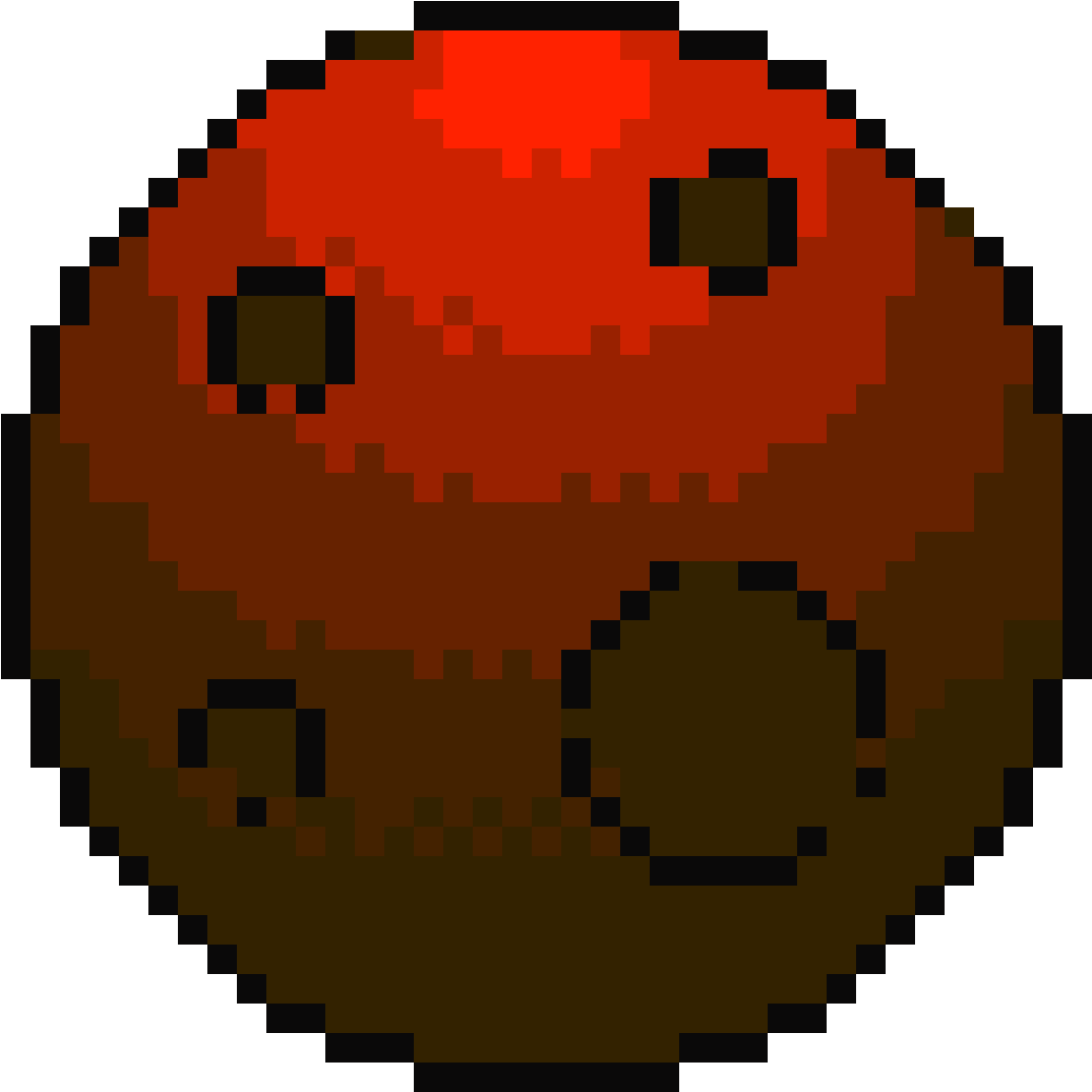 Pixelated Meteor Icon