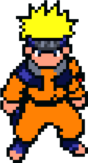 Pixelated_ Naruto_ Uzumaki_ Character