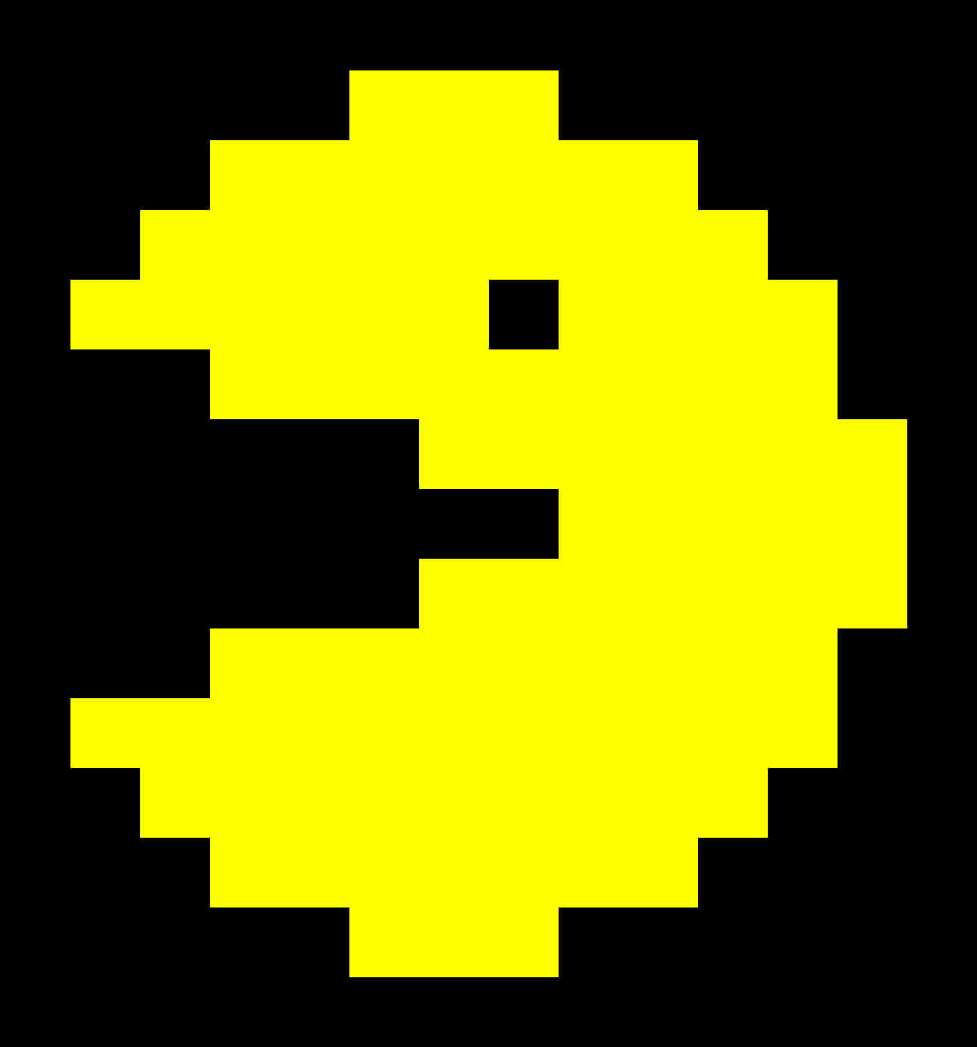 Pixelated Pacman Icon