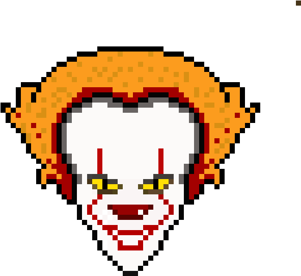 Pixelated Pennywise Portrait