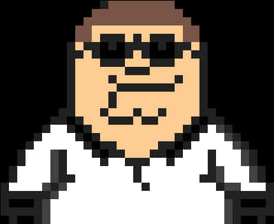 Pixelated Peter Griffin