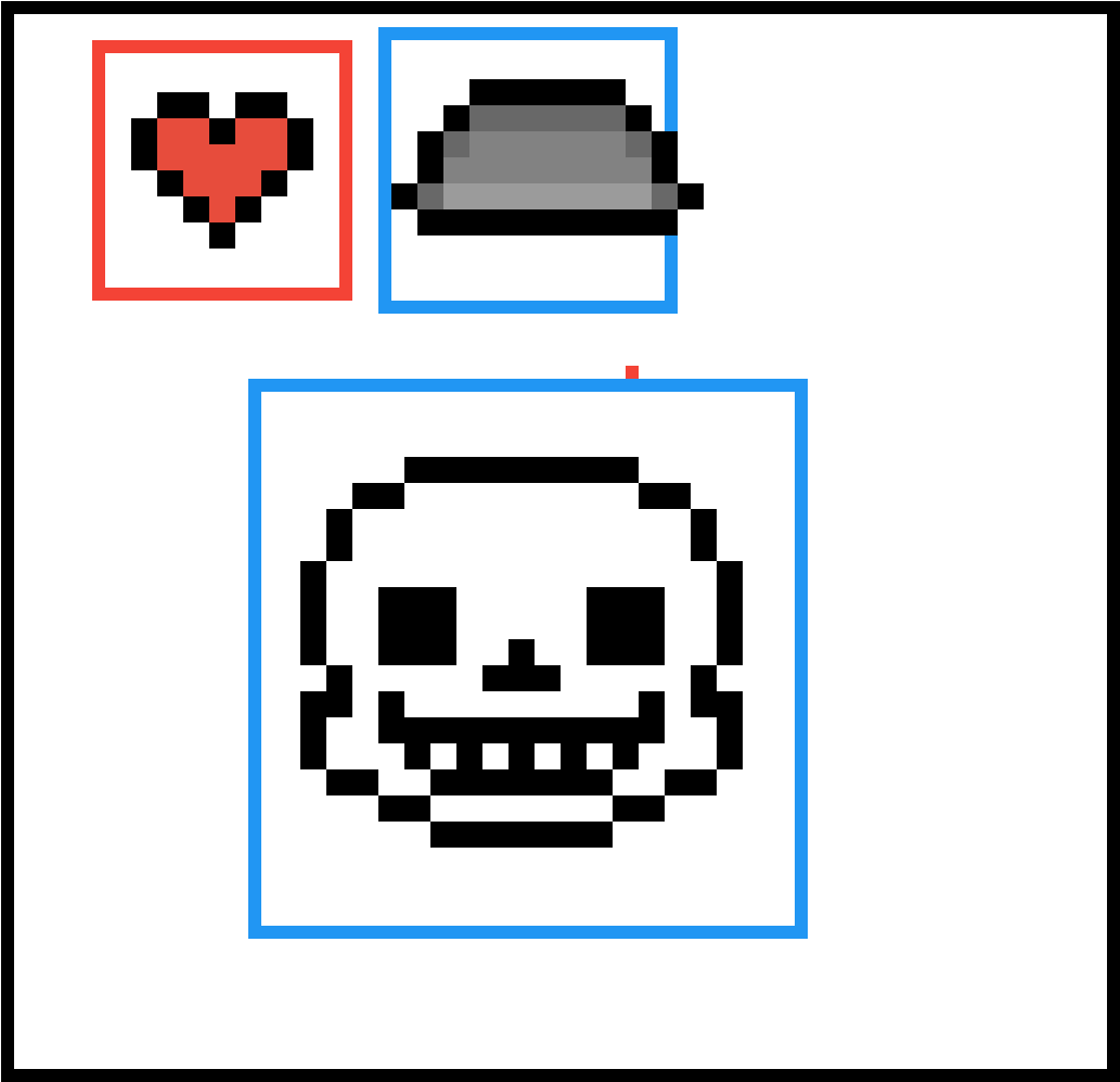 Pixelated_ Sans_ Face_and_ Icons