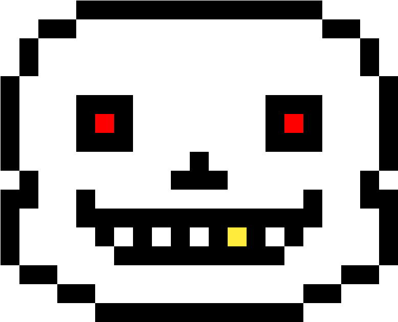 Pixelated_ Sans_ Face_ Undertale.png