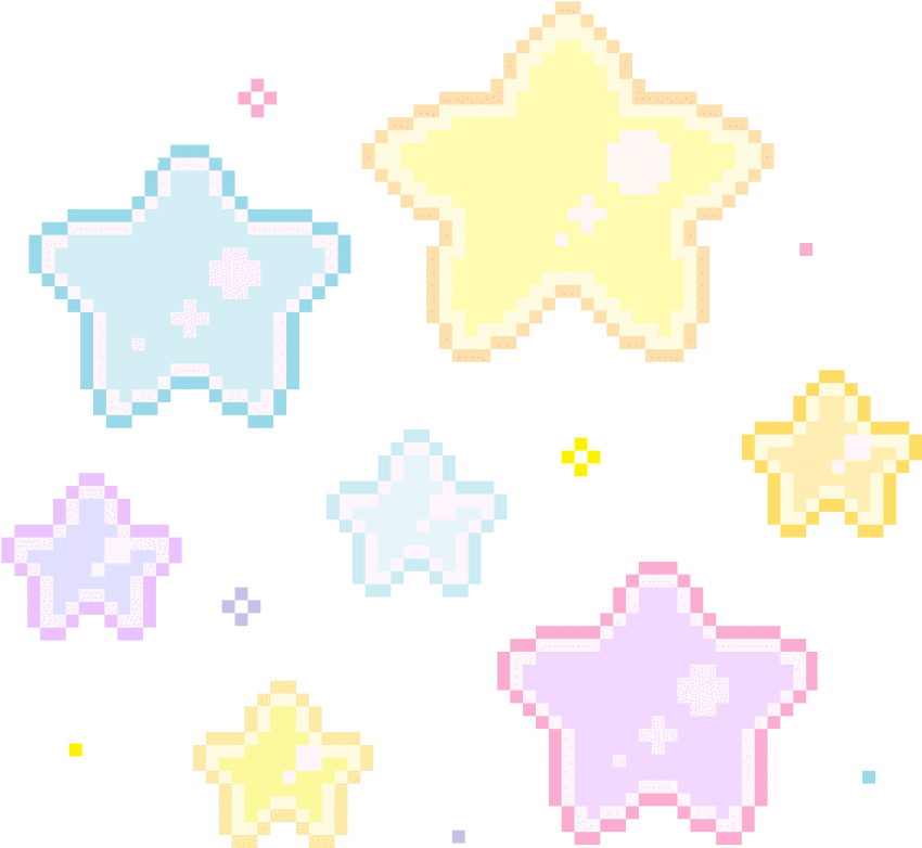 Pixelated_ Stars_ Collection