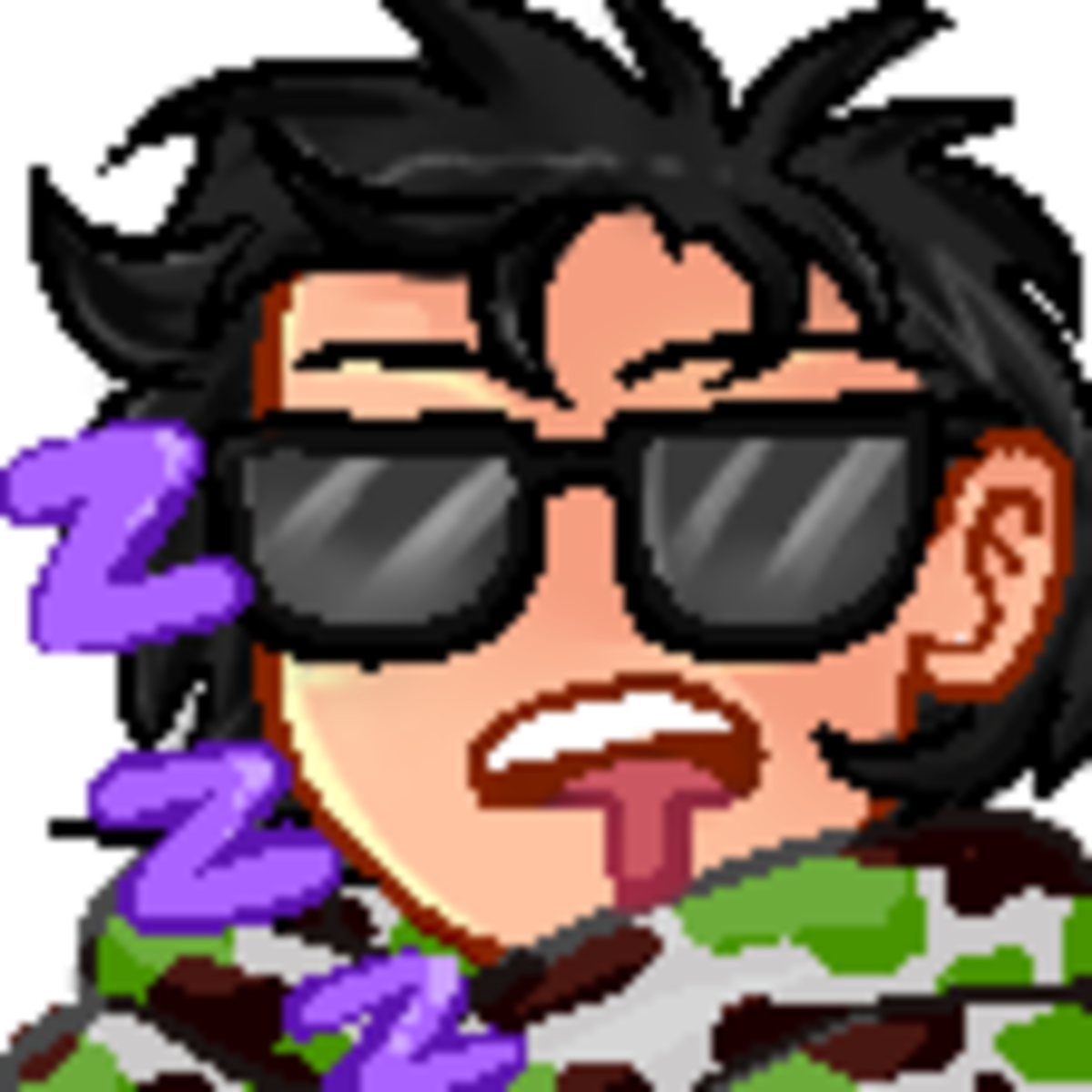 Pixelated Sunglasses Character Emote