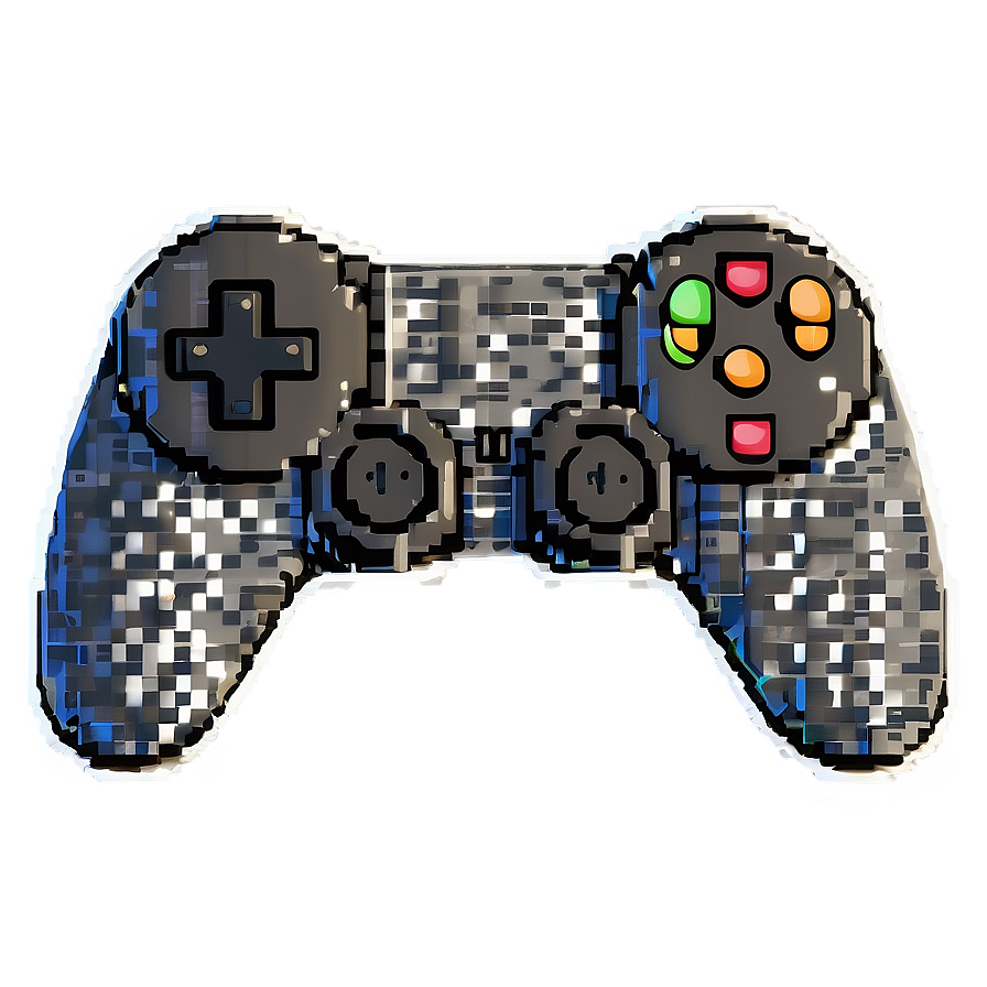 Pixelated Video Game Controller Png Jbh