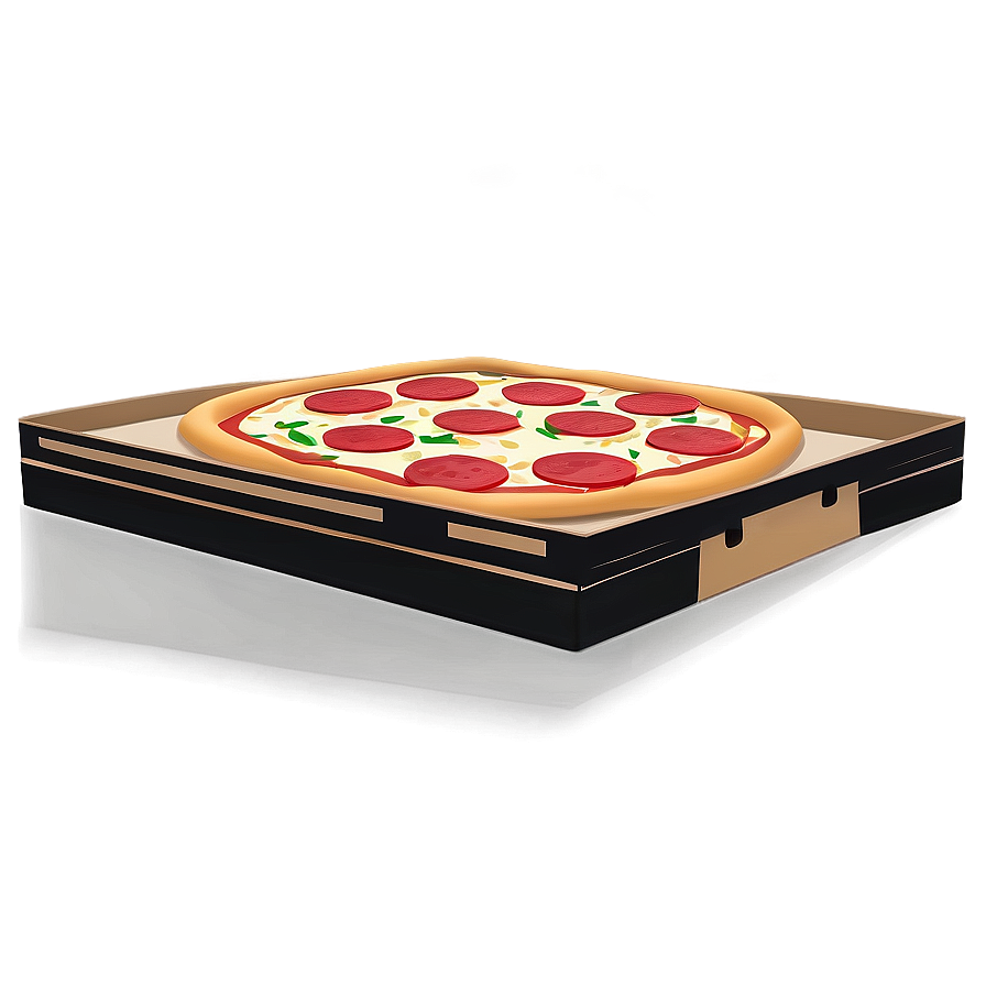 Pizza Box Vector Graphic Png Vkn