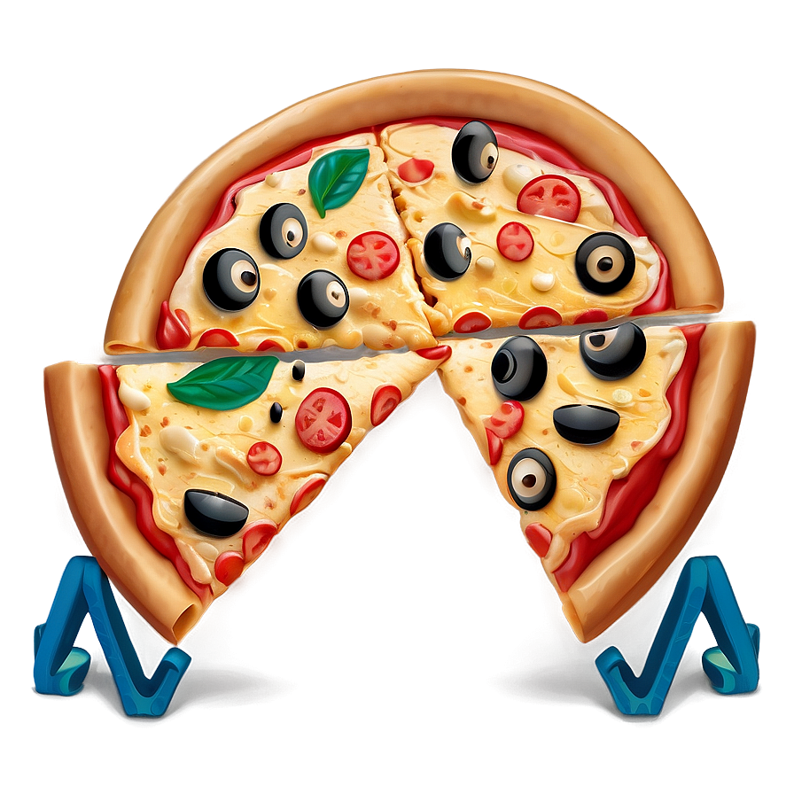 Pizza Cartoon With Friends Png 84