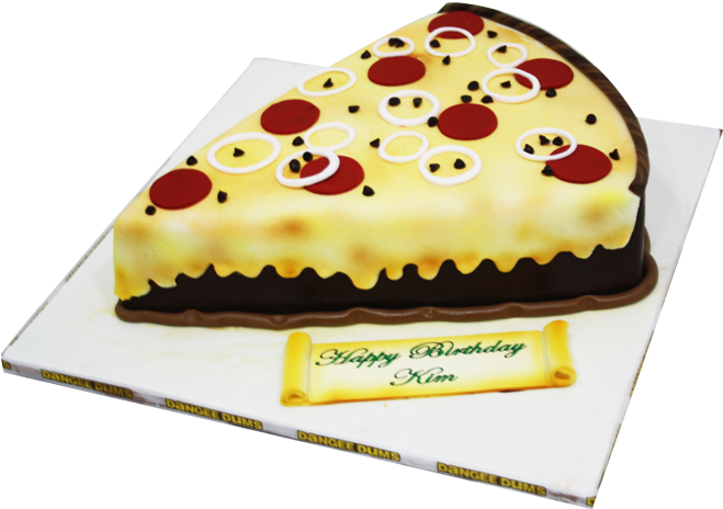 Pizza Slice Birthday Cake