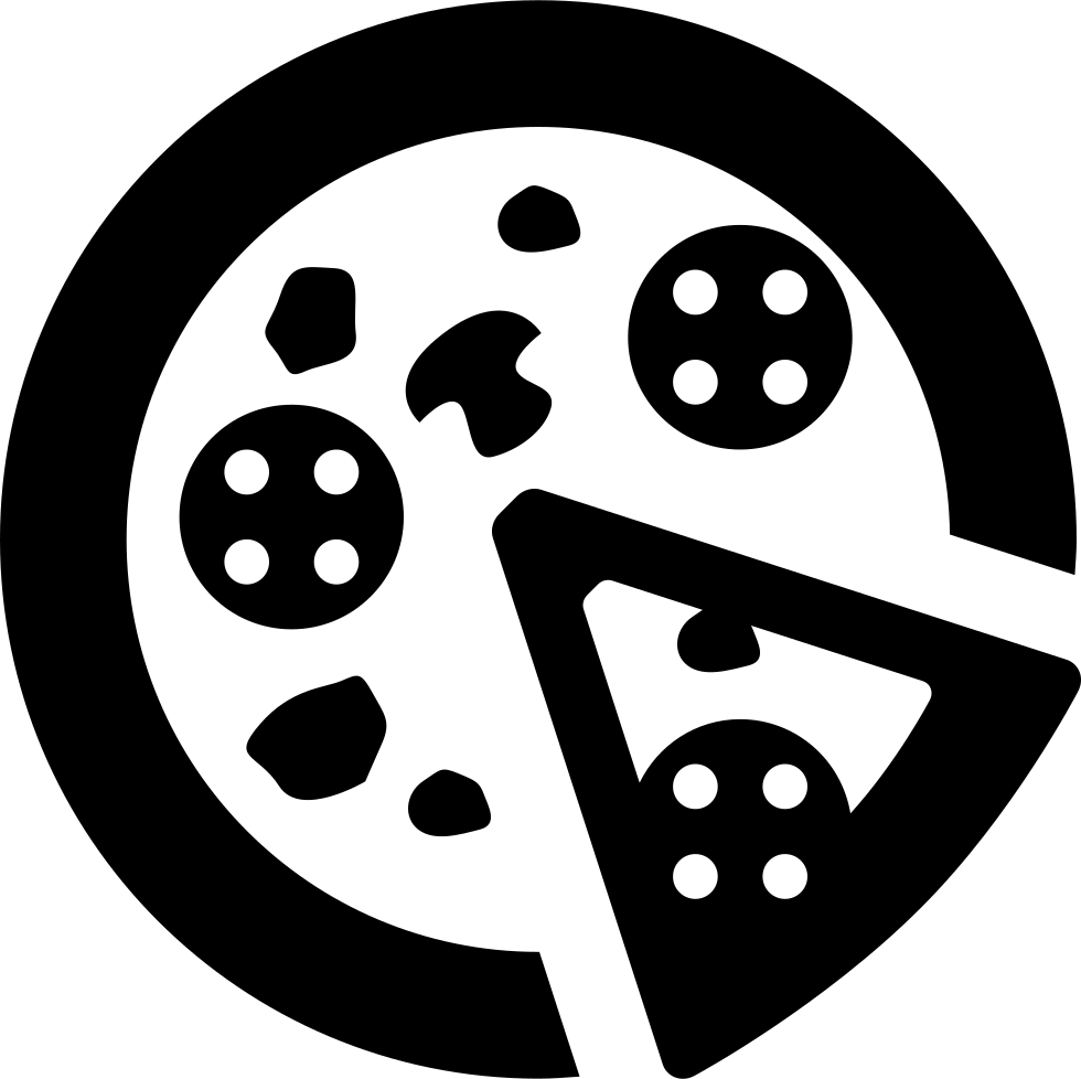 Pizza Slice Icon Graphic