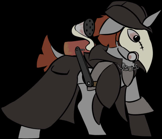 Plague Doctor Cartoon Character