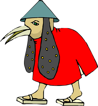 Plague Doctor Cartoon Character