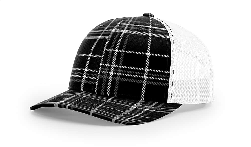 Plaid Pattern Baseball Cap