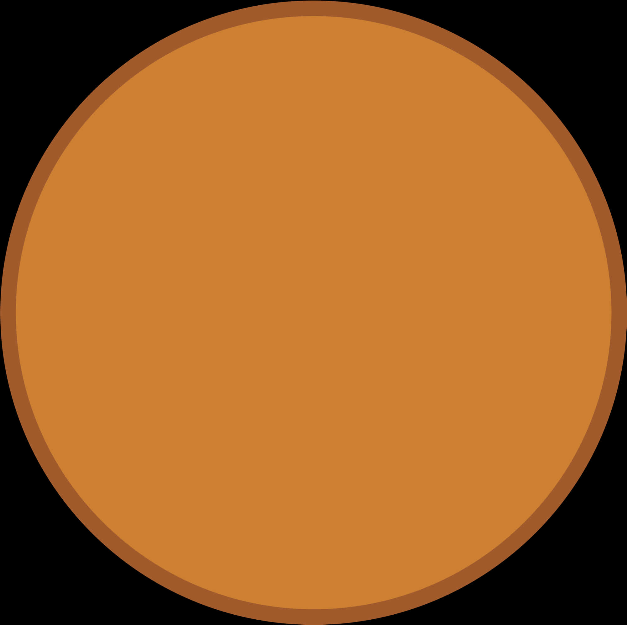 Plain Brown Circle