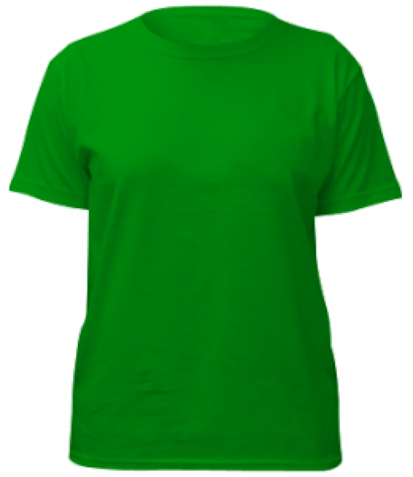 Plain Green T Shirt Template