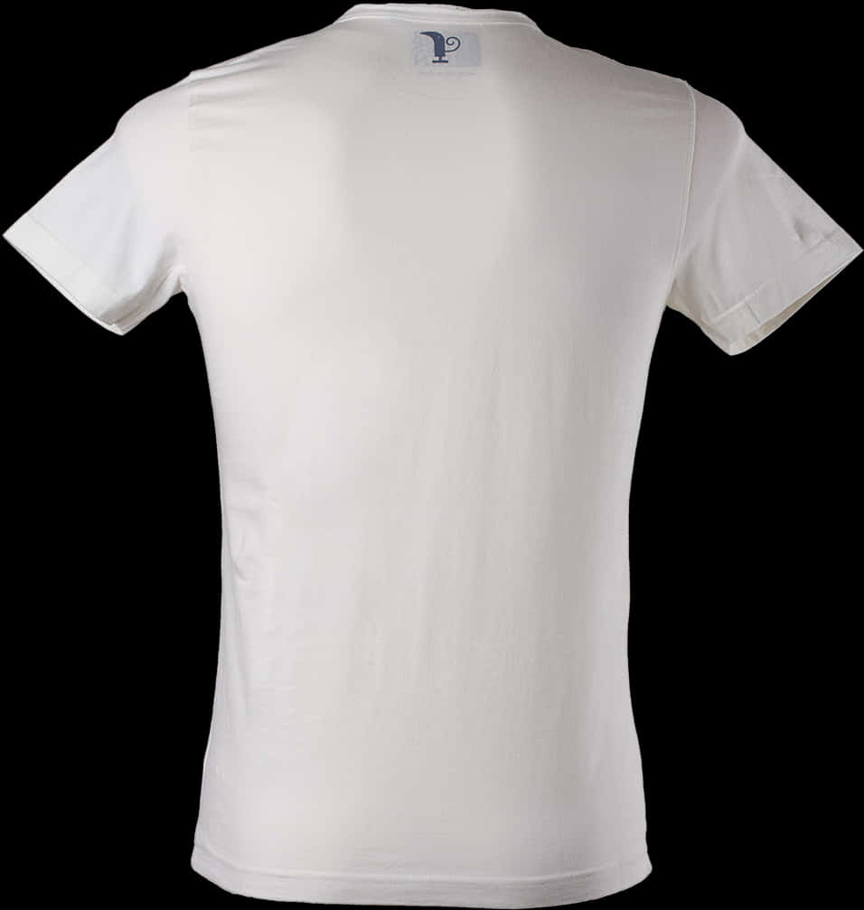 Plain White Shirt Back View