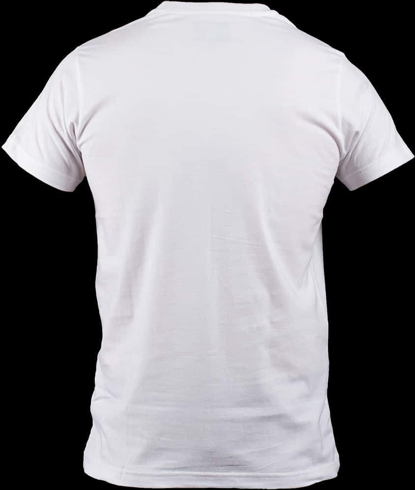 Plain White T Shirt Back View.jpg