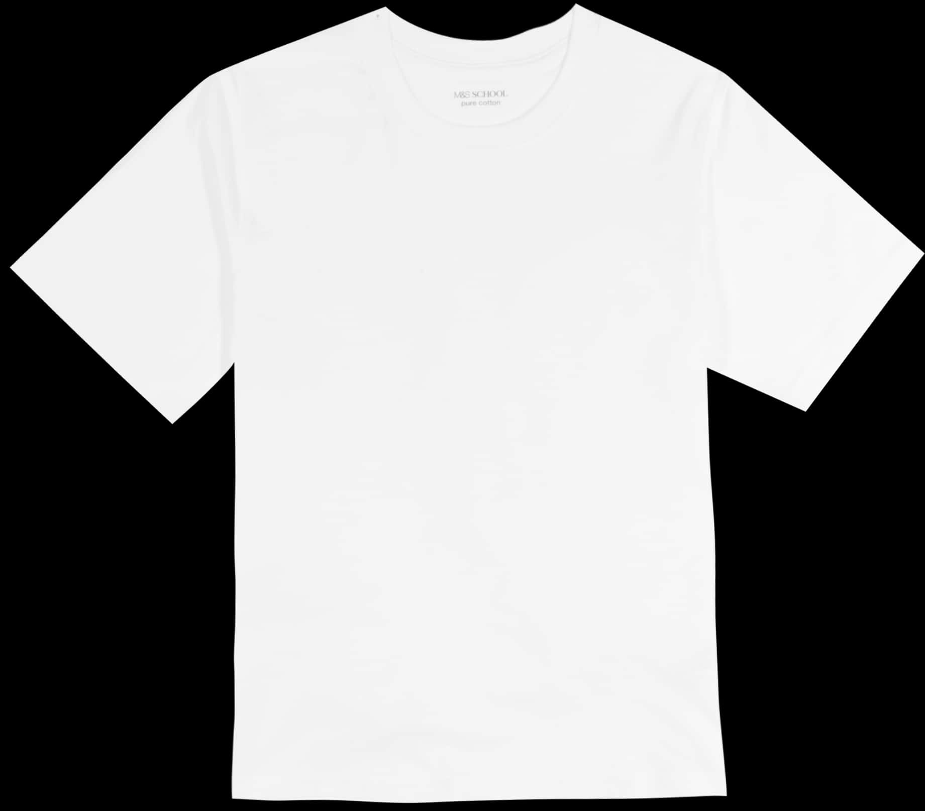 Plain White T Shirt Product Image