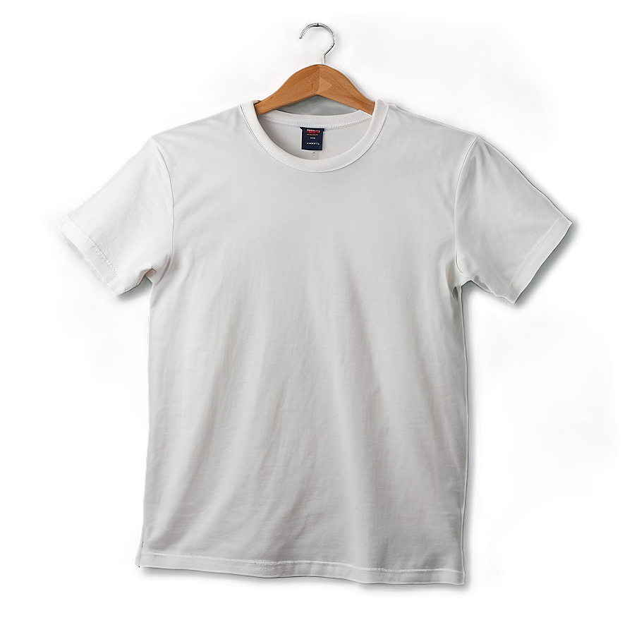 Plain White T-shirt Template Png 05252024