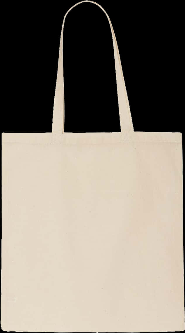 Plain White Tote Bag Black Background