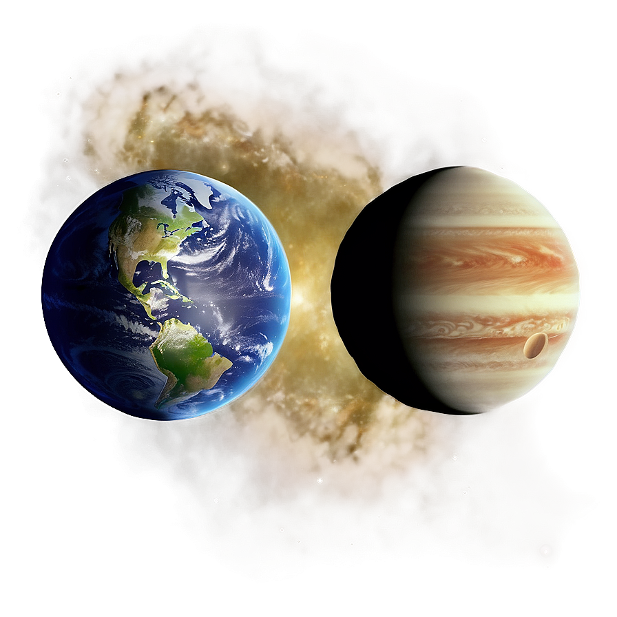 Planets In Space Png Acb