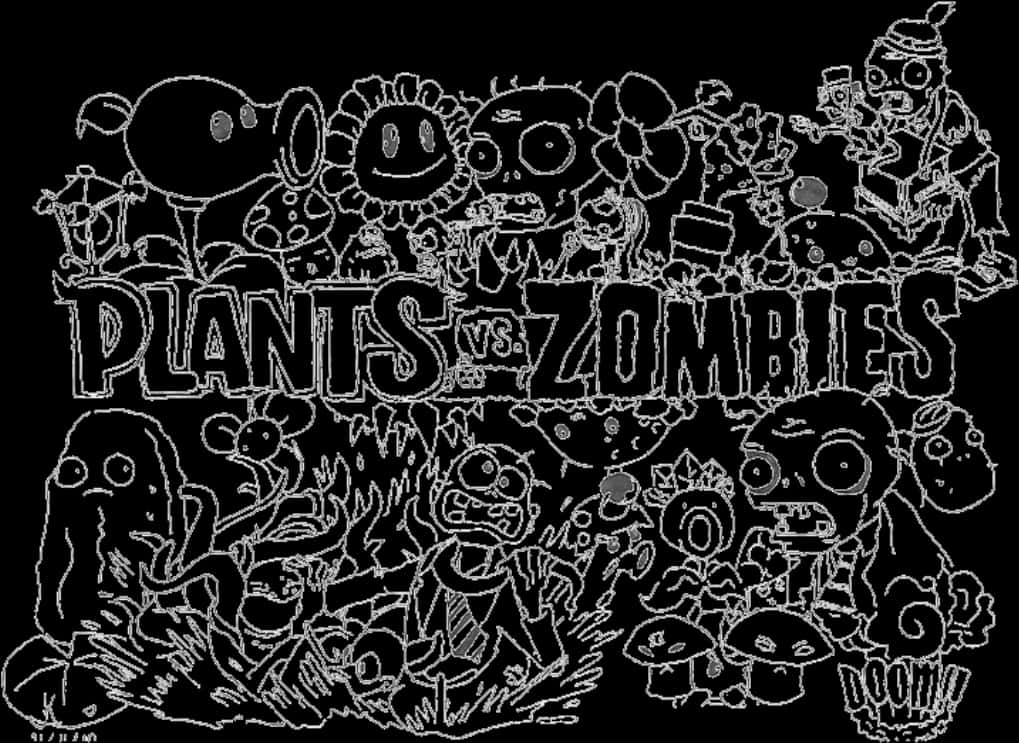 Plants Vs Zombies Game Art