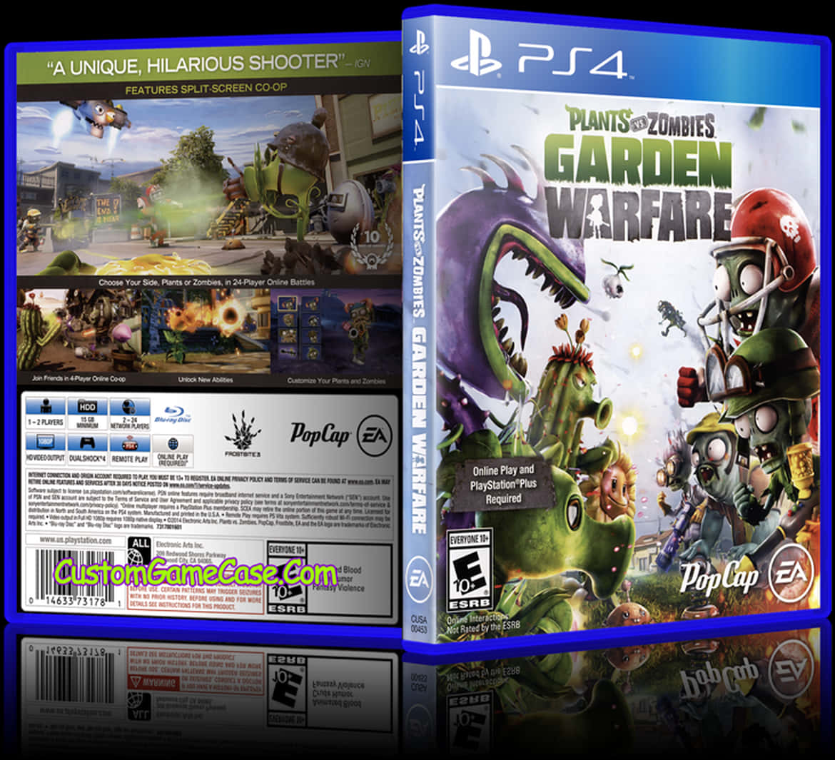 Plants Vs Zombies Garden Warfare P S4 Case