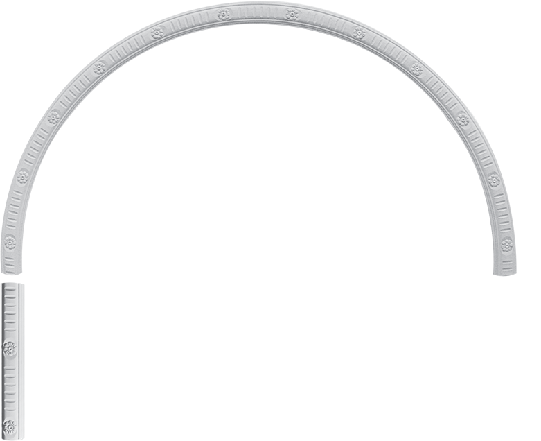 Plaster Rose Arch Dimensions