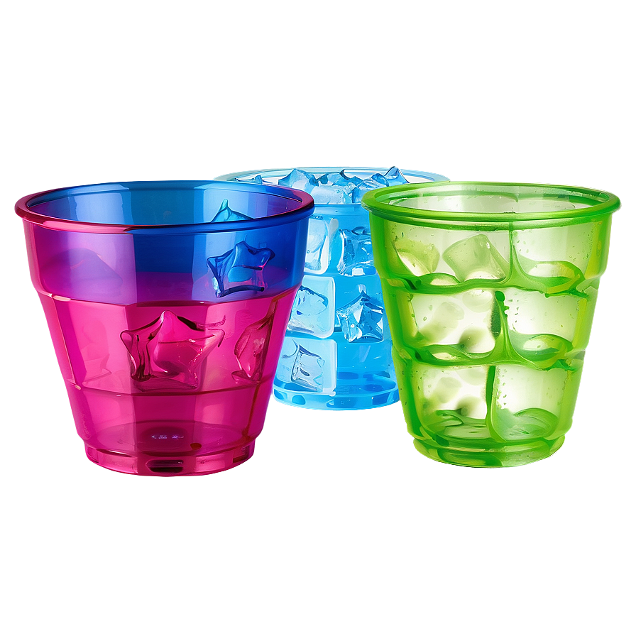 Plastic Cup With Ice Png 06132024