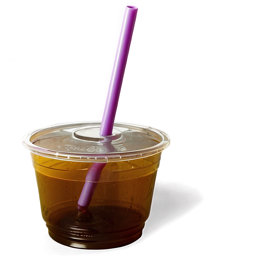 Plastic Cup With Straw Png Scw