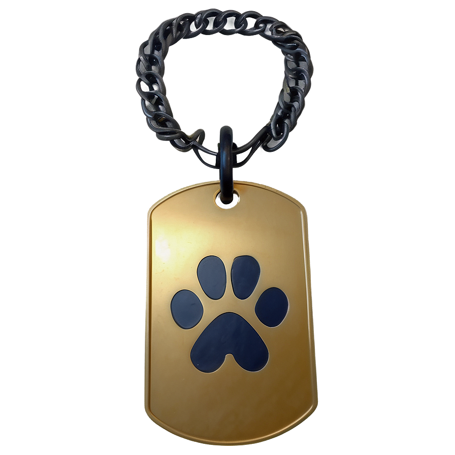 Plastic Dog Tag Png 06122024