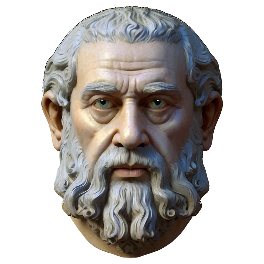 Plato Portrait Art Png Wlt3