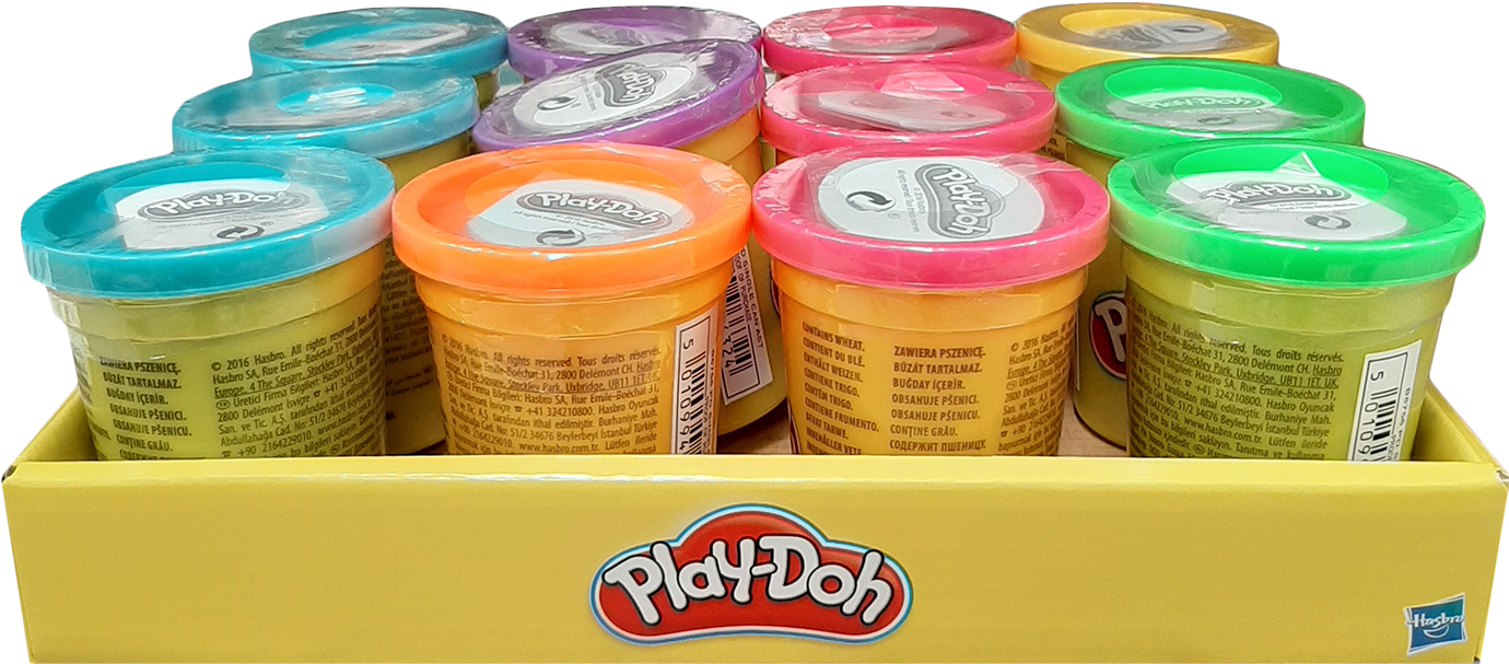 Play Doh Assorted Colors Containers