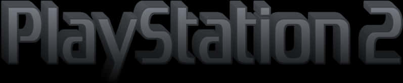Play Station2 Logo Black Background
