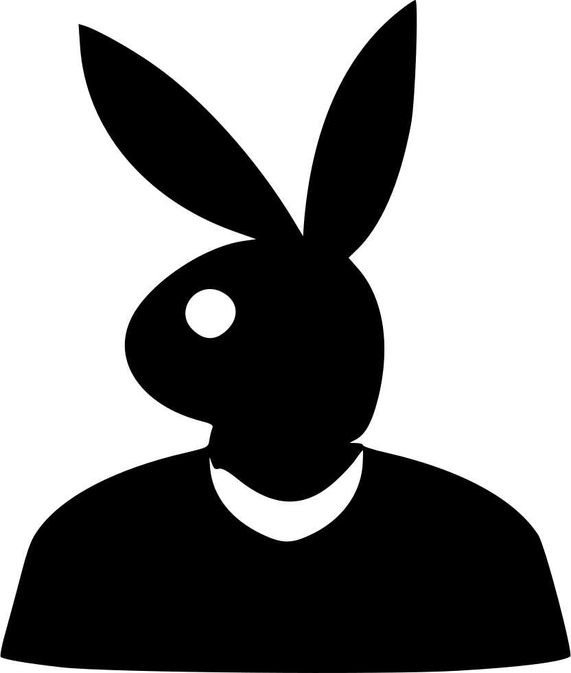 Playboy Bunny Logo Silhouette