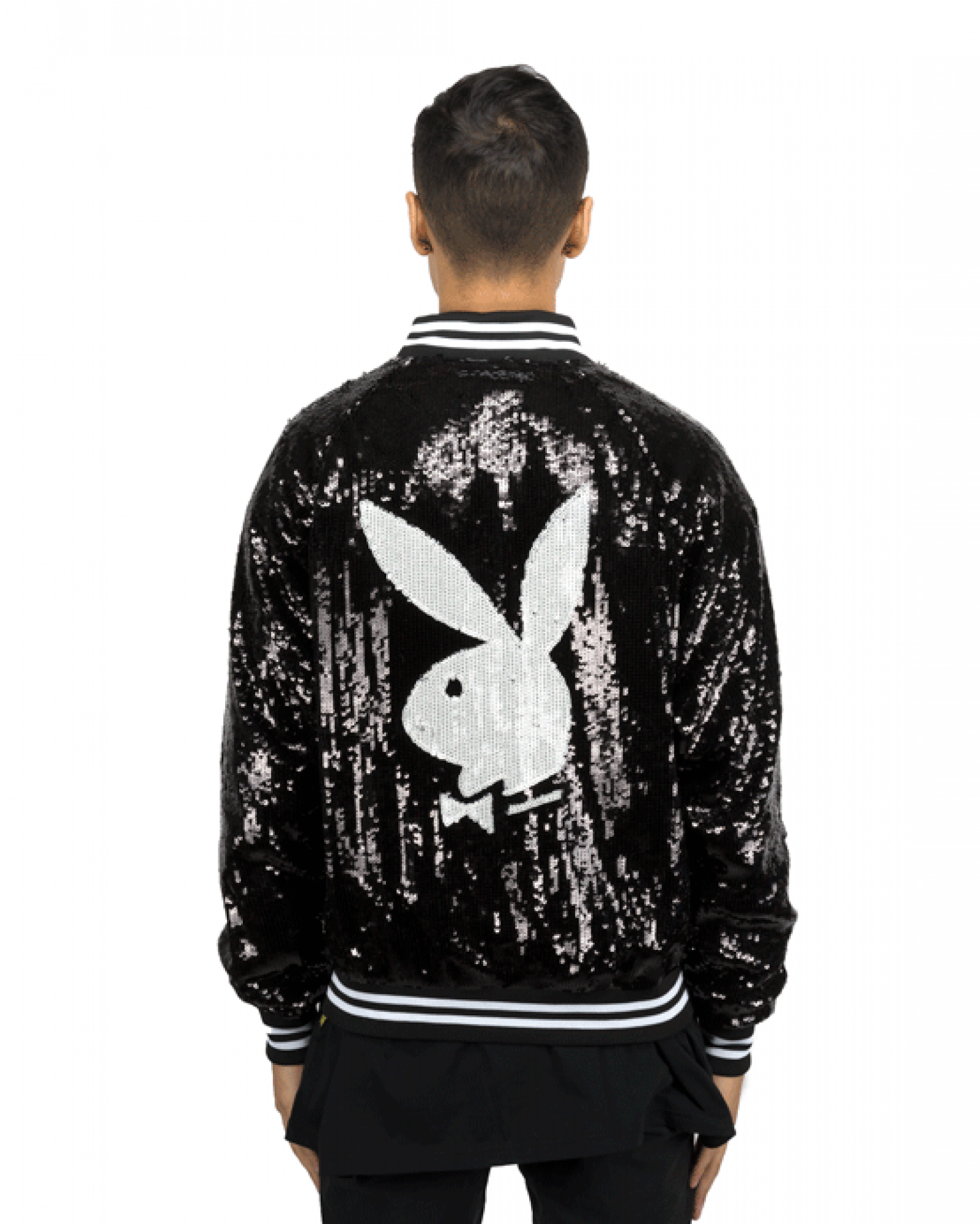 Playboy Sequin Jacket Back View